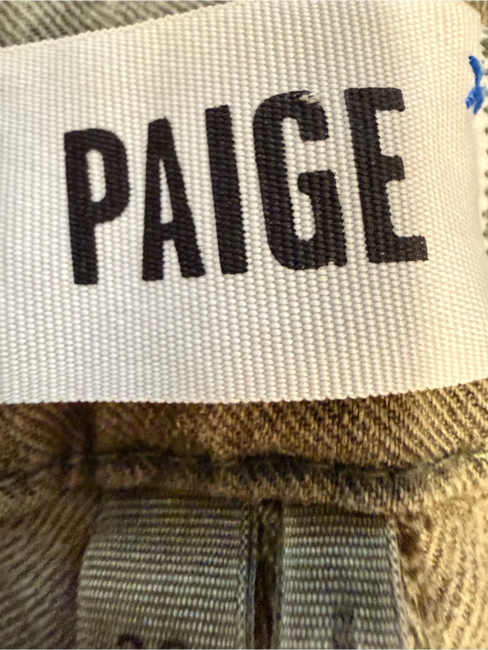 Paige Carly High Rise Wide Leg Weekender Trouser Size 30 - Picture 3 of 5